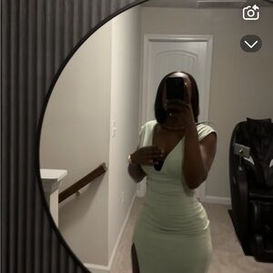 Elegant Mint Green Maxi Dress